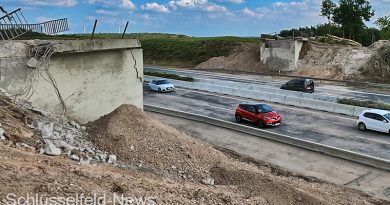 A3 Baustelle Nürnberg Würzburg