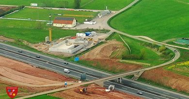 Brücke Straße A3 Brückensperrung Thüngfeld Fürstenforst Autobahn A3 Baustelle