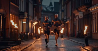 Fackellauf Burghaslach 2023 Fackeln Burghaslach Running